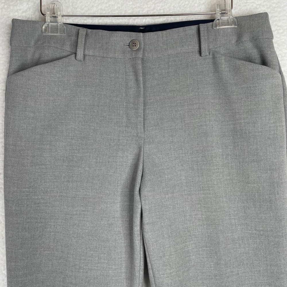 Talbots Hampshire Ankle Pants Womens 12P Gray Career Professional Trousers